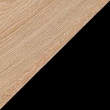 Дуб Светлый/Черный