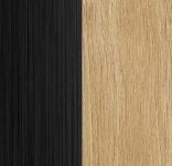 Металл черный/Тиквуд светлый