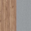 Дуб Табак/Серый металл
