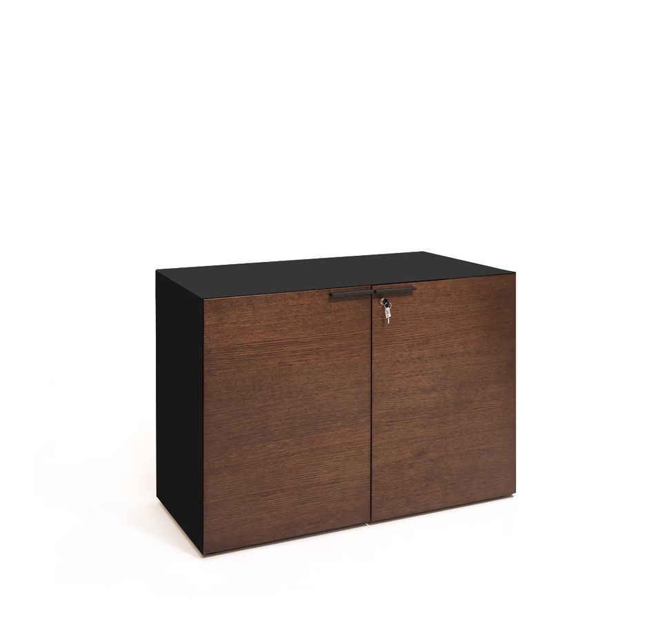 Греденция двухдверная RAIL AB.1008.A0 Дуб Табак Черный