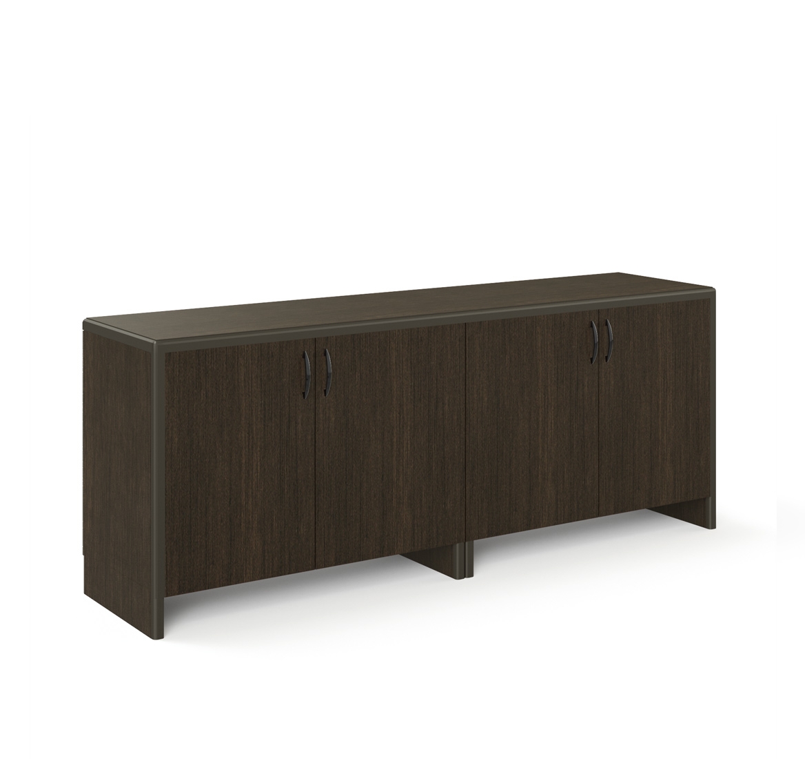 WOOD Греденция,4 дв, кант орех MO004SNA