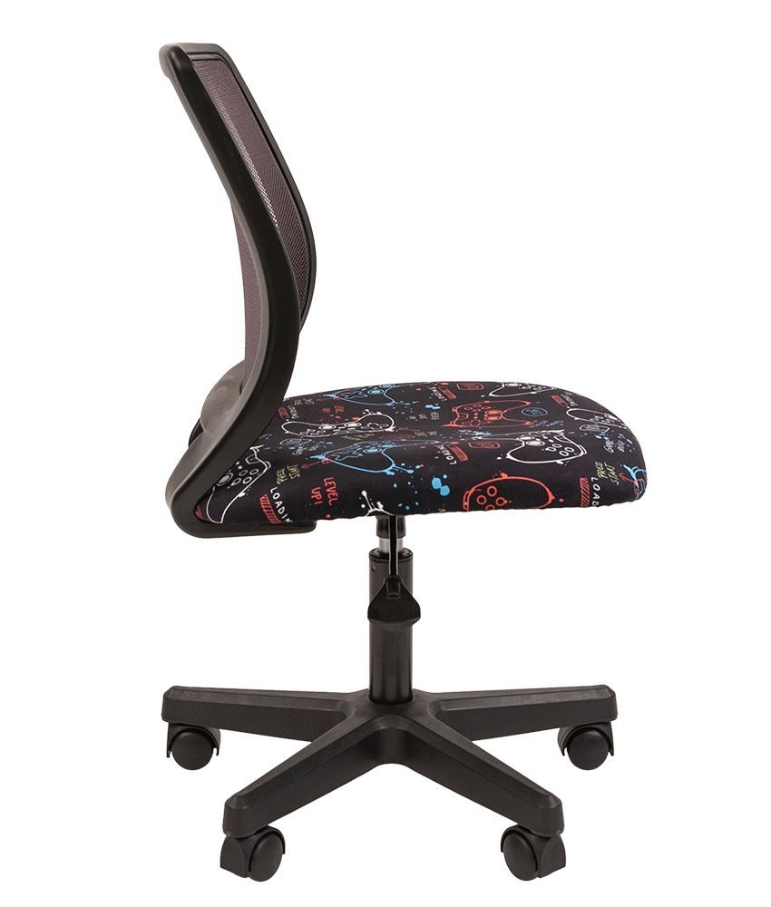 Детское кресло Chairman ТИН (Kids) 112 черный пластик GAME/TW-01