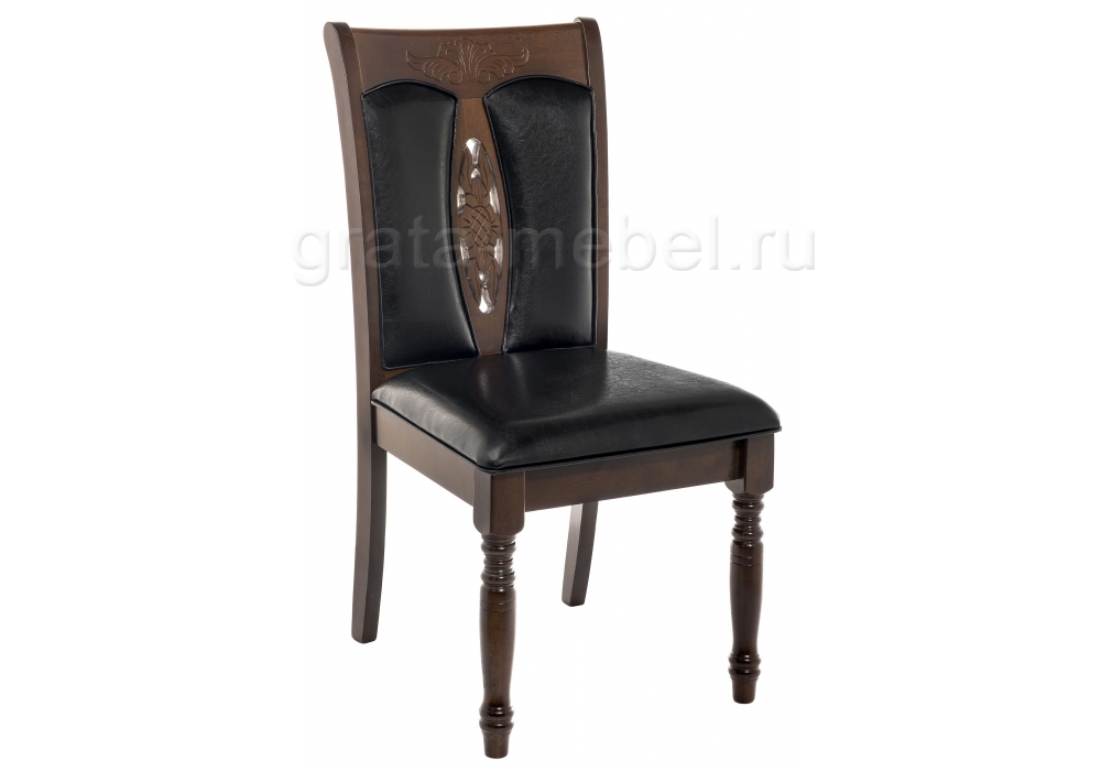 Стул деревянный Gala dirty oak / black