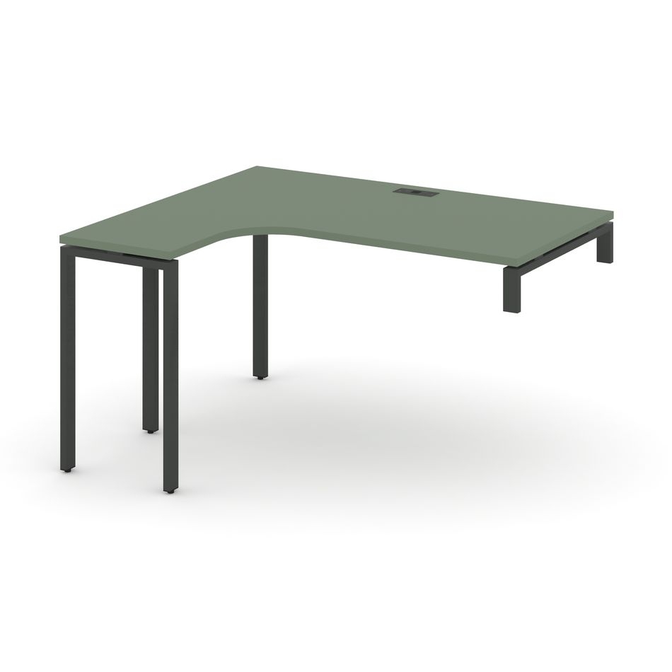 Стол-надставка на опорную тумбу (левый) CONCEPT CN.OSAN-003(L) Кобо Черный