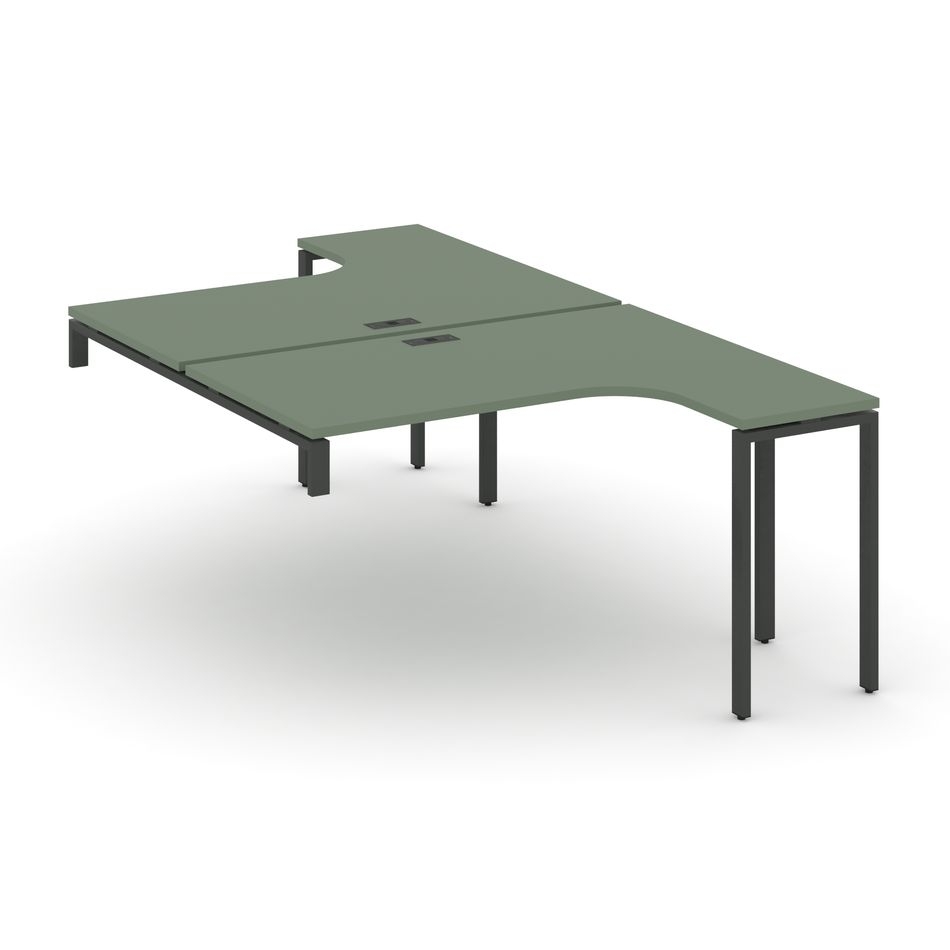 Рабочая станция-надставка на опорные тумбы CONCEPT CN.DSAN-004 Кобо Черный