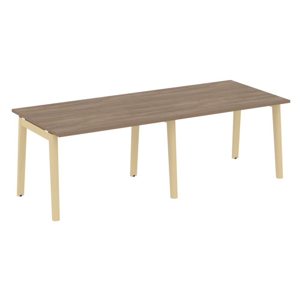 Стол переговорный (2 столешницы) ONIX WOOD OW.PRG-2.2 Дуб Аризона/Светлый