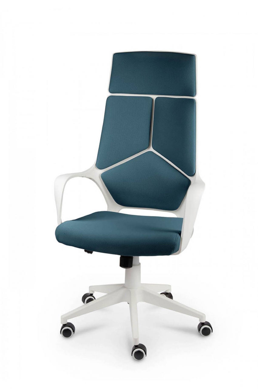 Кресло офисное IQ CX0898H-0-56 White Blue