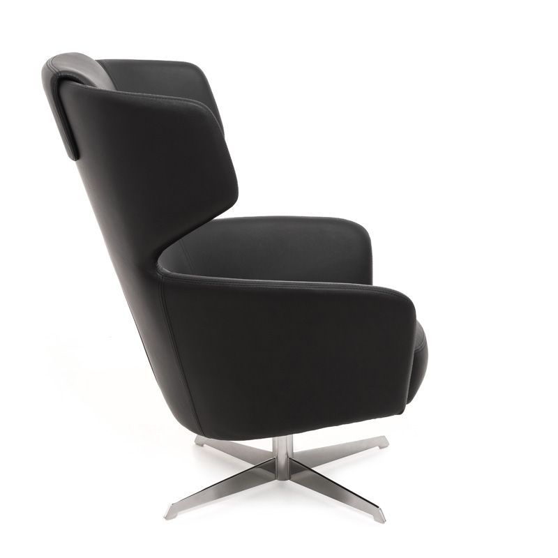 Кресло Recliner VENTO High R7 Dakota black Черное