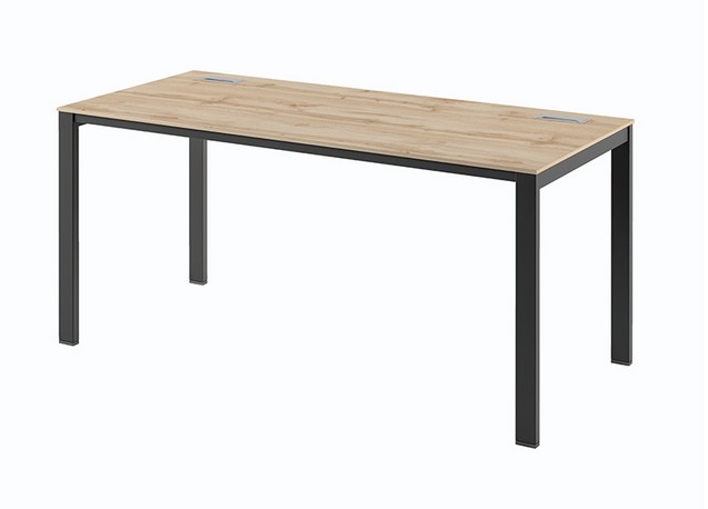 Стол с двумя кабель-каналами Саньяна N-22 Дуб Вотан