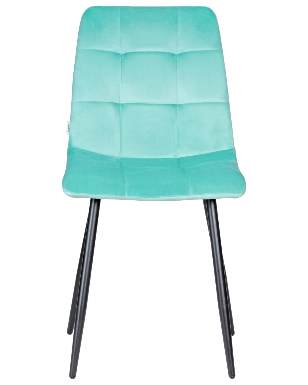 Стул обеденный DOBRIN CHILLY (Мятный Holland 50, основание черное) 4 шт