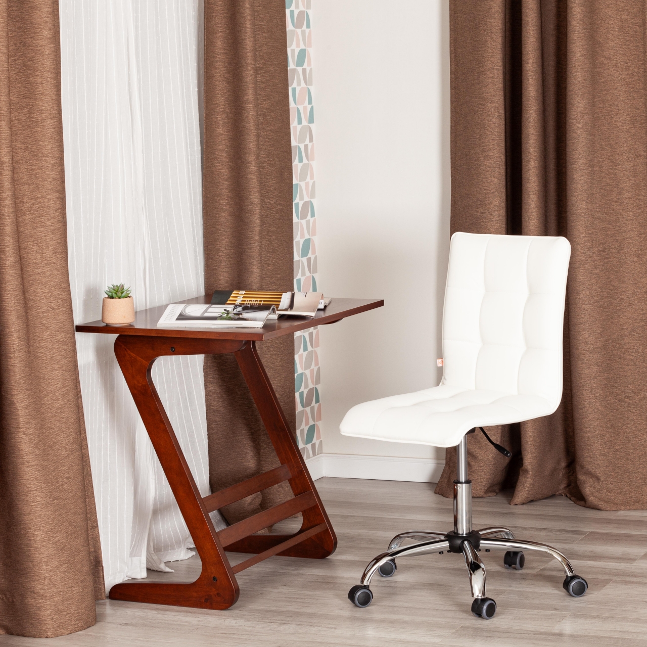 Кресло офисное ZERO СС кож/зам, белый, 36-01