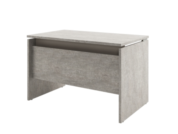 Стол прямой D-12 Бетон Чефалу/Кашемир