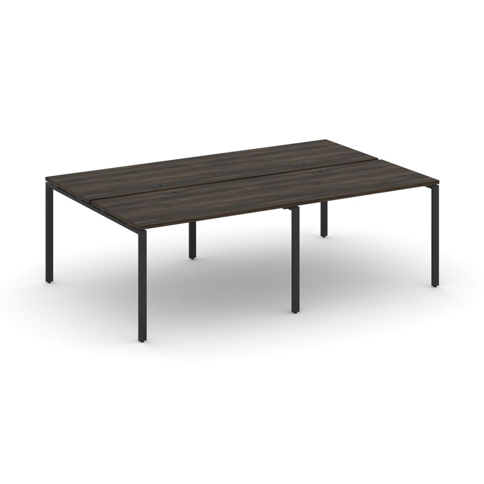 Рабочая станция двухсторонняя на 4 места CONCEPT CN.DRS-006 Дуб Мали Черный