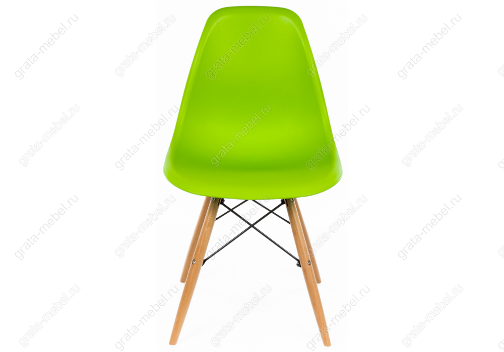 Стул деревянный Eames PC-015 green