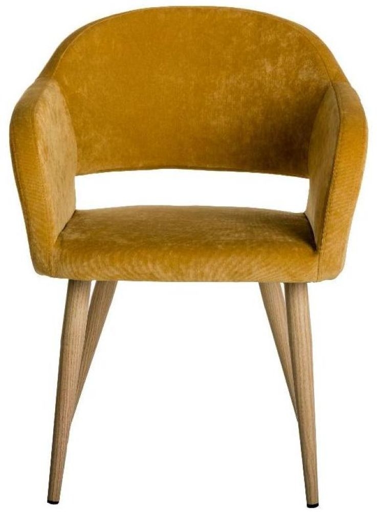 Стул Oscar Желт/Натуральный Дуб