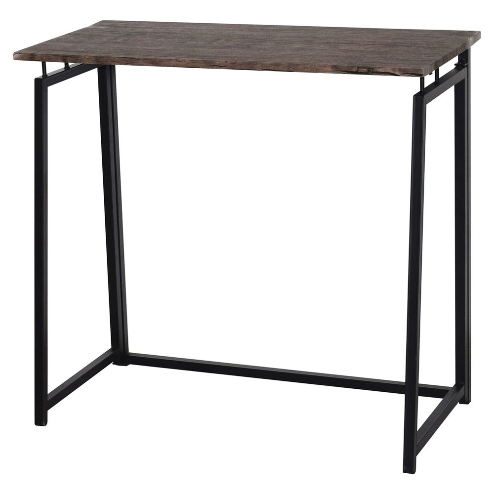 Стол на металлокаркасе BRABIX LOFT CD-001 Мореный дуб