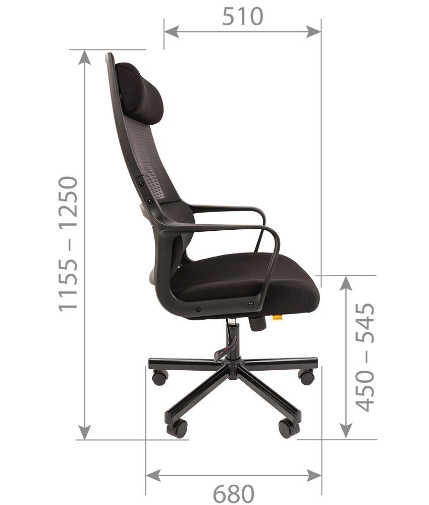 Кресло руководителя Chairman 590 Черный