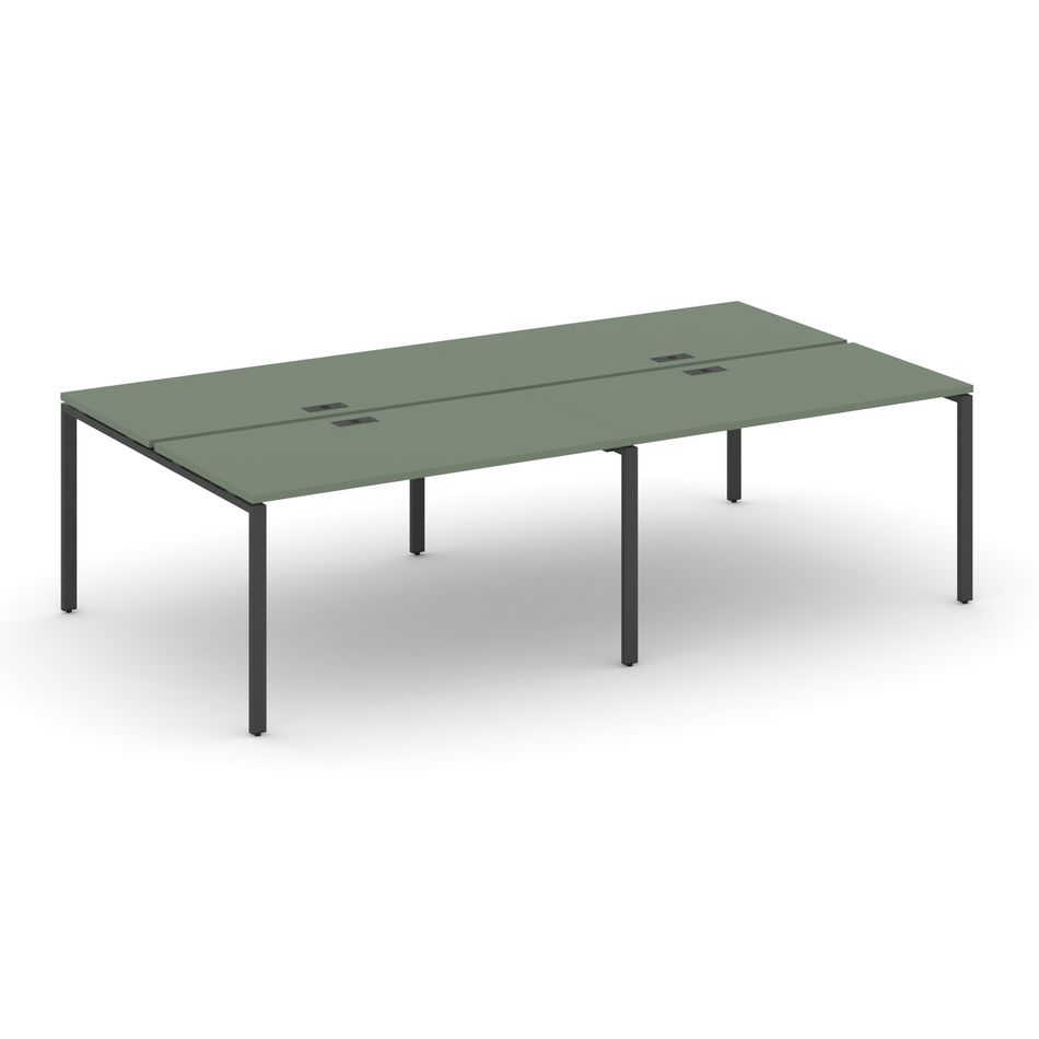 Рабочая станция двухсторонняя на 4 места CONCEPT CN.DRS-008 Кобо Антрацит