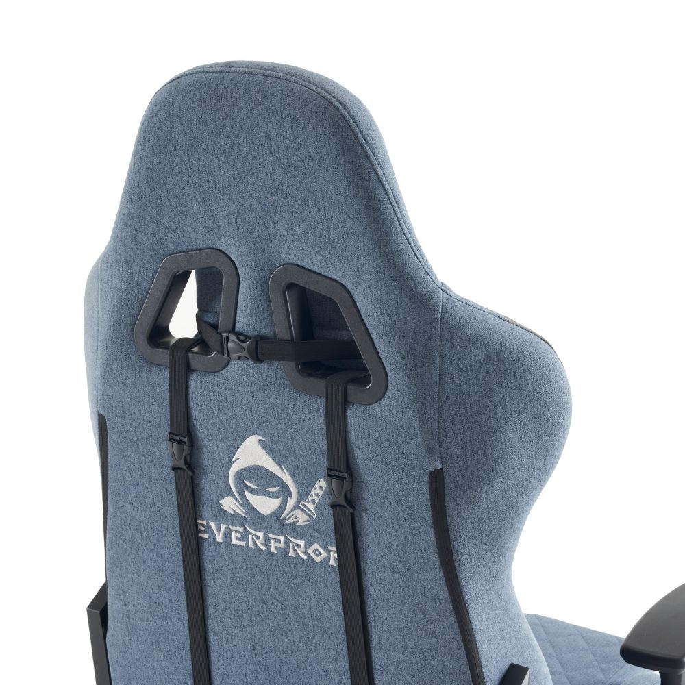 Кресло геймерское Еверпроф Гхост Ткань Синий / Everprof Ghost