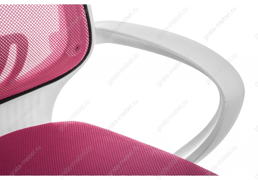 Компьютерное кресло Ergoplus белое / розовое