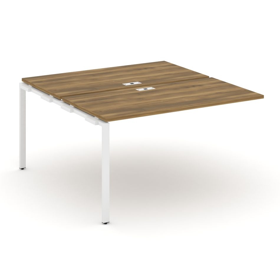 Двойной наборный элемент рабочей станции CONCEPT CN.DNRS-003 Сандал Янтарный Белый