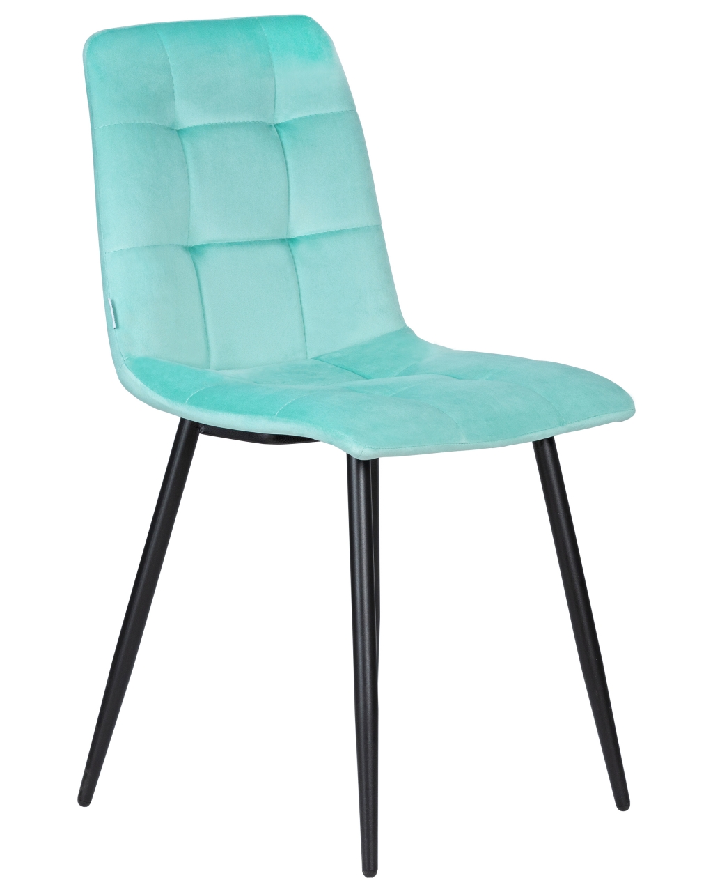 Стул обеденный DOBRIN CHILLY (Мятный Holland 50, основание черное) 4 шт