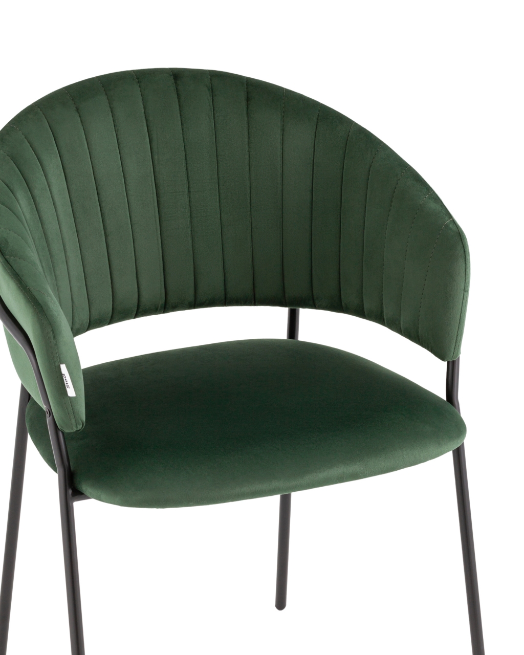 Стул Бруно велюр Зеленый