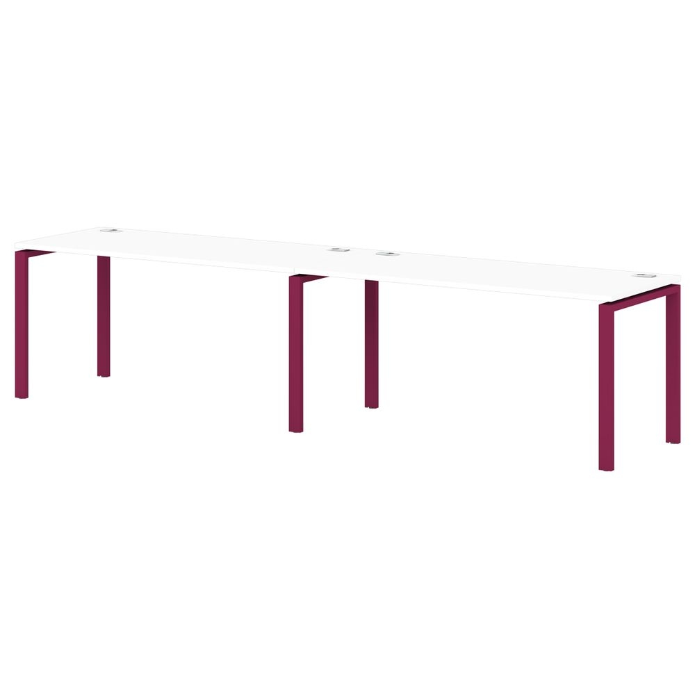 Бенч-система на 2 рабочих места S-133 Sentida Color Малина