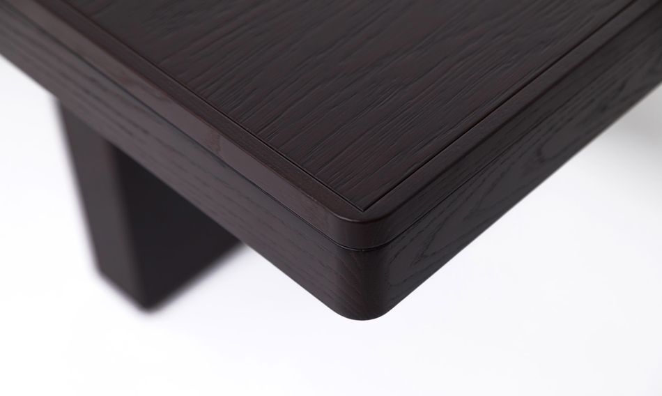 Стол для переговоров 348 LAGO 105 1103 FE/SC BLACK Дуб Ферро Черный