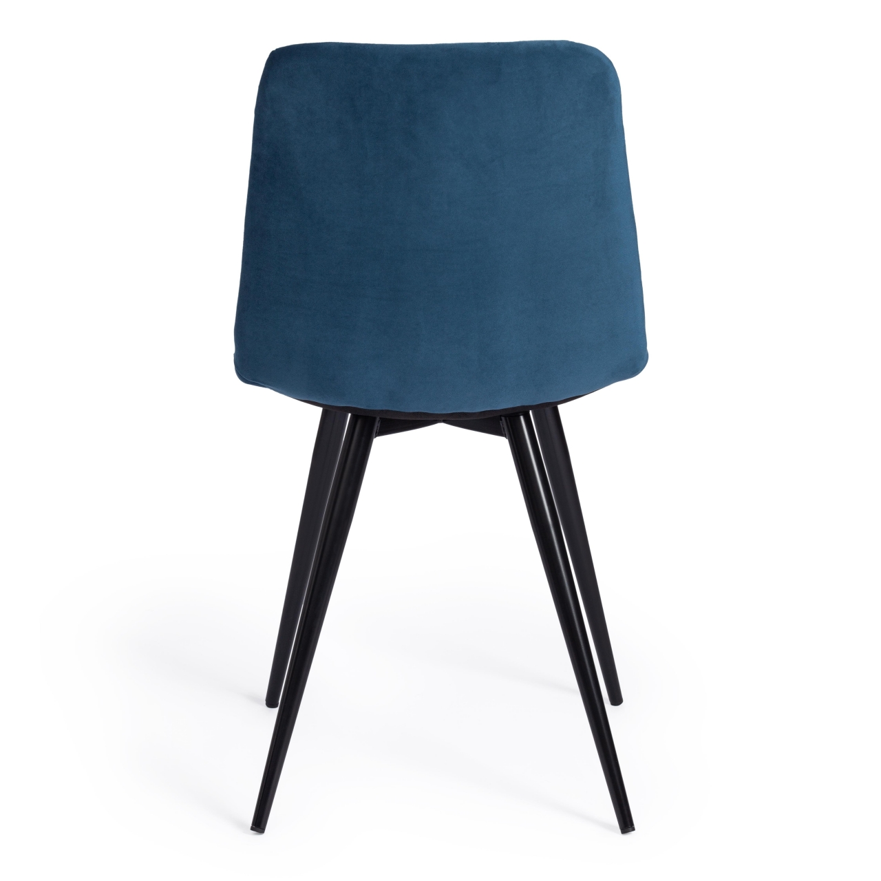 Стул CHILLY (mod. 7095-1) ткань/металл, 45x53х88 см, высота до сиденья 50 см, синий barkhat 29/черный