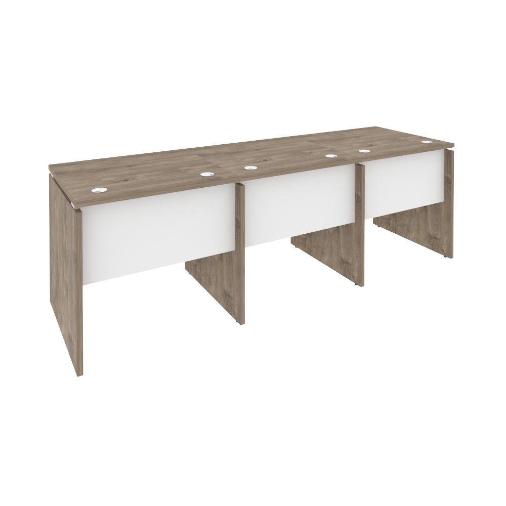 Рабочая станция ONIX O.RS-3.0.7 Тиквуд Темный/Белый