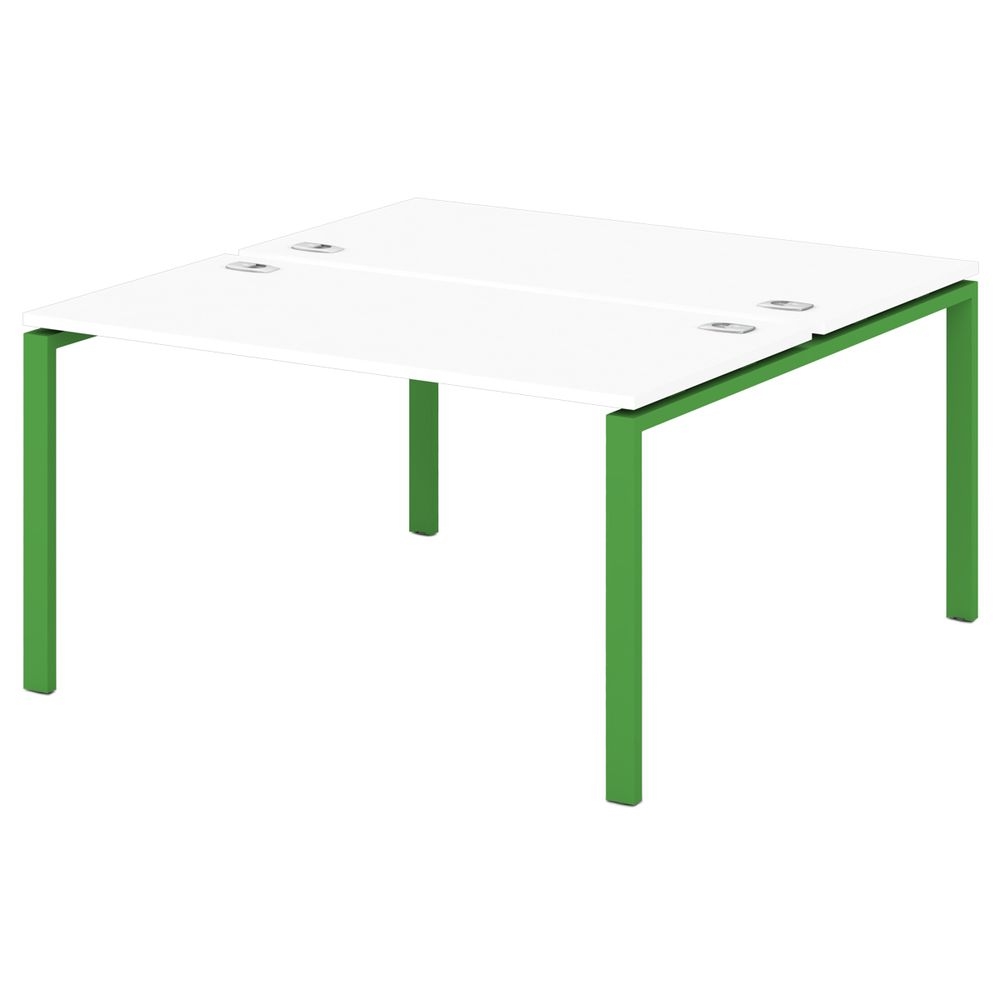 Стол-тандем на металлокаркасе S-42 Sentida Color Зеленый лайм