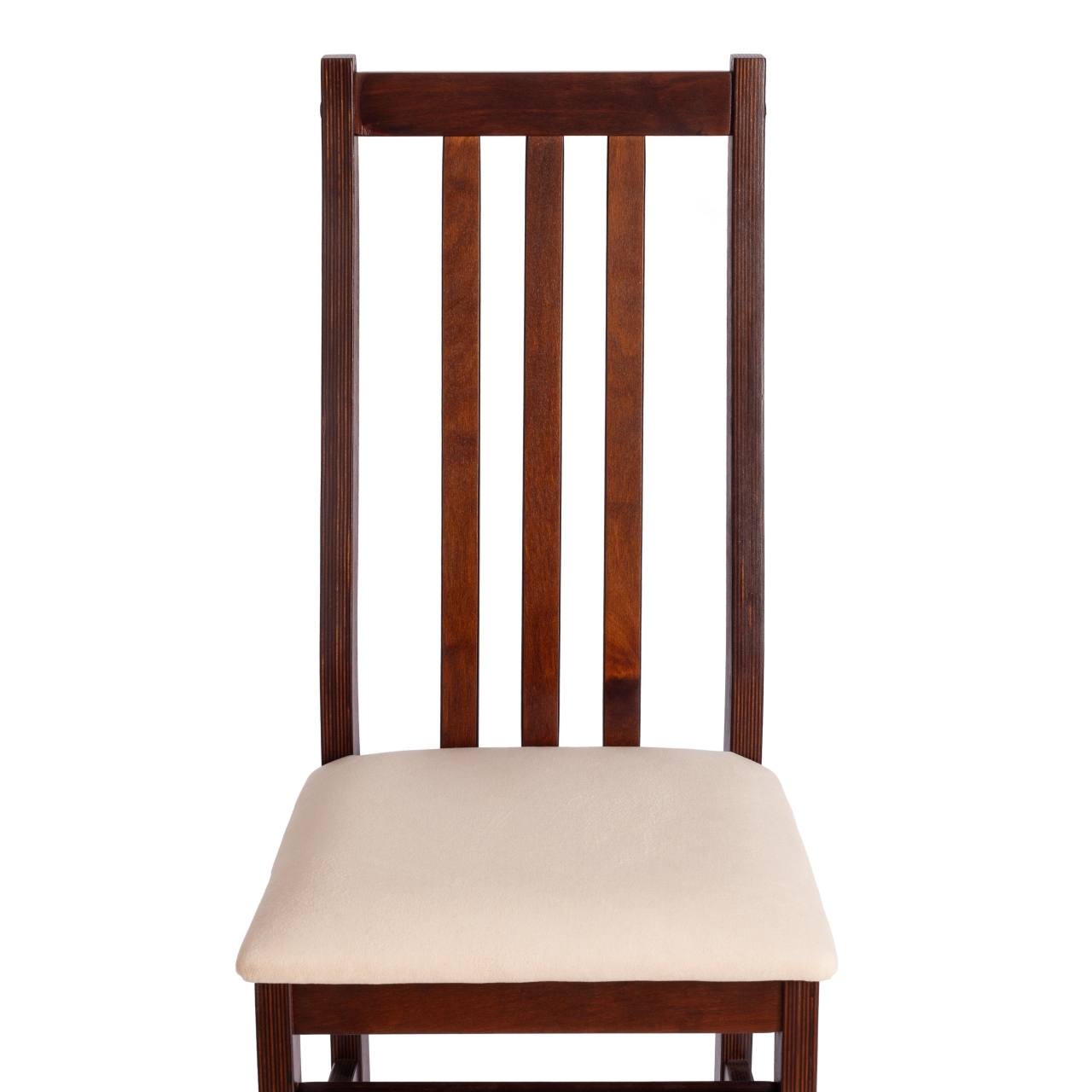 Стул SWEDEN (комплект) NEW, Многослойный березовый шпон, 41х40х99 см, cappuchino/велюр бежевый