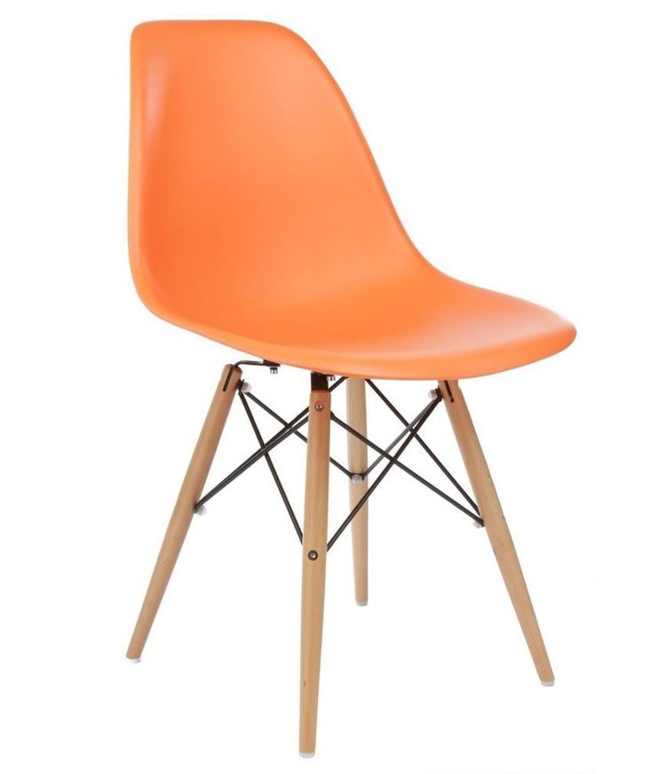 Стул для кухни SC-001 Eames Оранжевый (РР623)