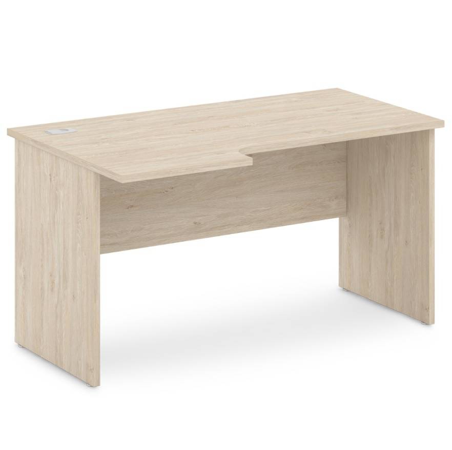 Стол эргономичный Sentida S-44 левый Дуб Верцаска светлый