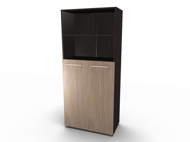 Шкаф Аlto с глухими средними дверьми и топом