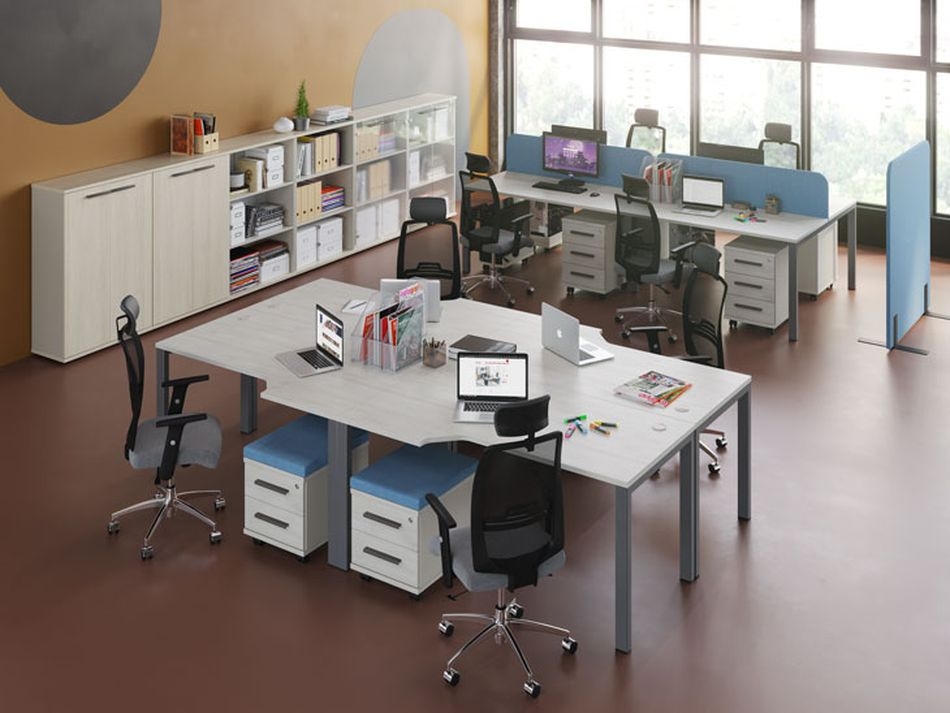 Стеллаж узкий New Line NLN36341321 Дуб шамони светлый