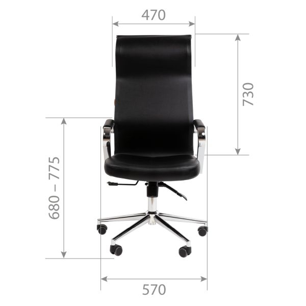 Кресло руководителя Chairman 702 ЭКО Коричневый