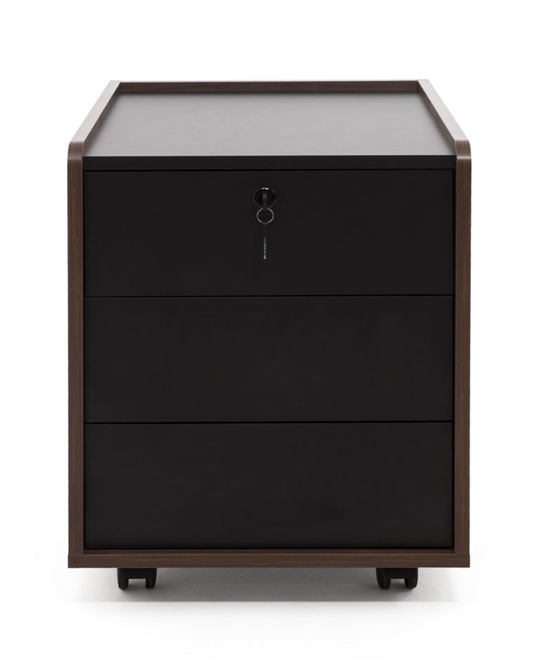 Тумба подкатная MURANO 108 301 KR/BL Кальяри/Черный