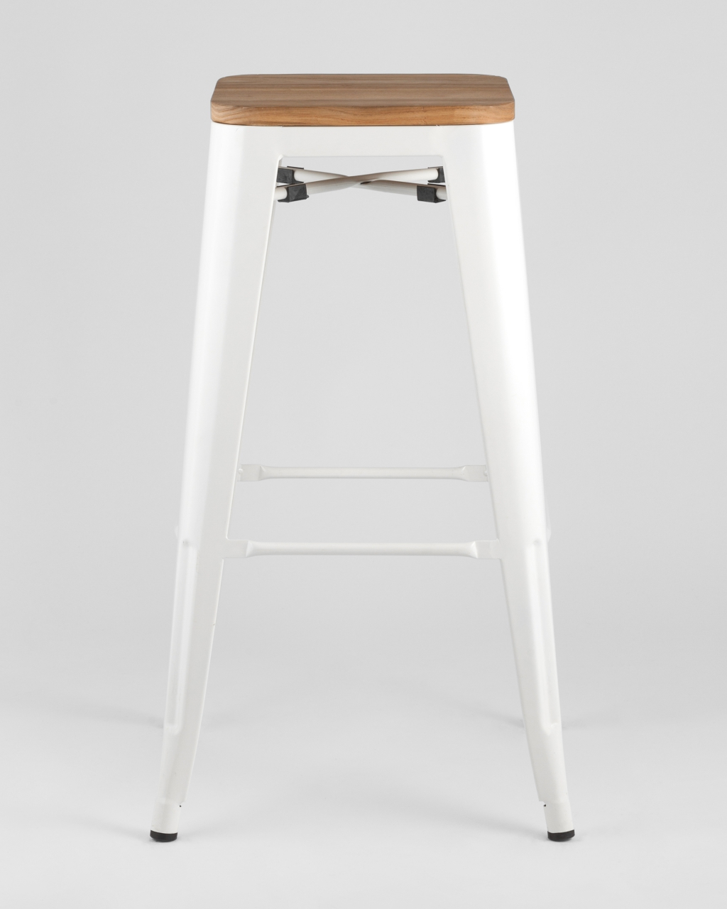 Стул барный TOLIX WOOD Белый