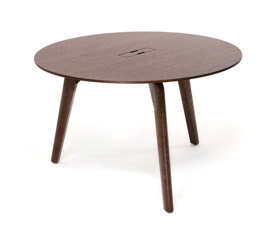 Стол для переговоров D120 RAIL RT.D120.V0 Дуб Табак