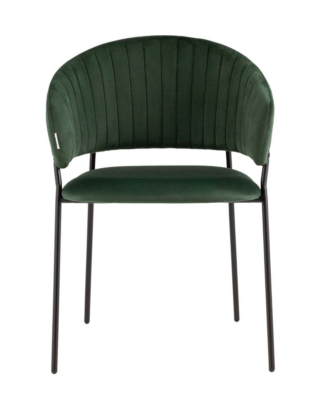 Стул Бруно велюр Зеленый