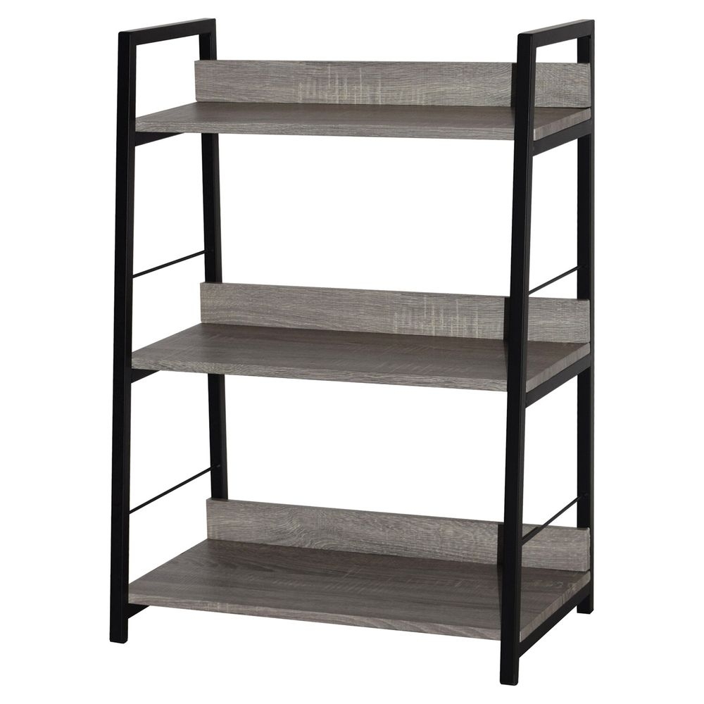 Стеллаж на металлокаркасе BRABIX LOFT SH-002 Дуб антик
