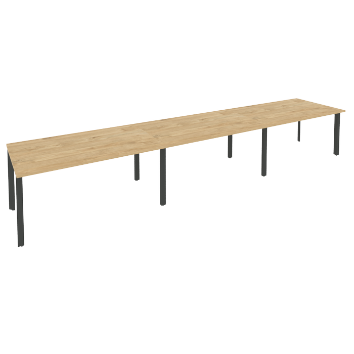 Стол переговорный (3 столешницы) ONIX O.MP-PRG-3.4 Тиквуд Светлый/Антрацит
