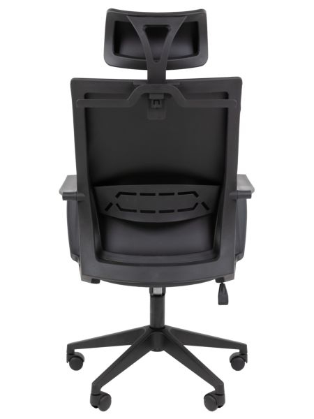 Кресло руководителя Chairman 545 экокожа Черный