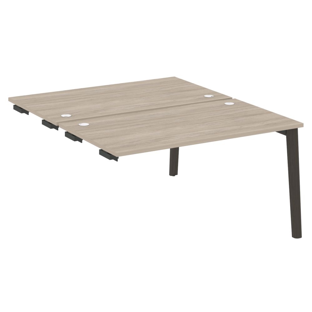 Стол-приставка двойной к опорным элементам ONIX WOOD OW.D.SPR-3.8 Дуб Аттик/Темный