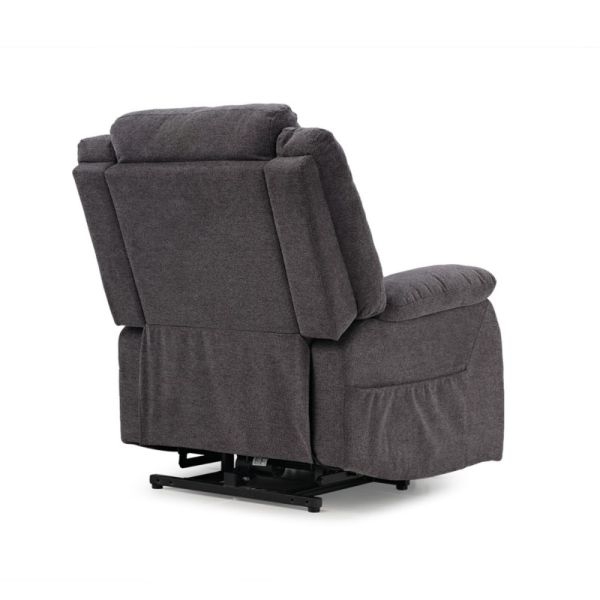 Кресло-реклайнер Eureka GER02 с подъемным механизмом, серый