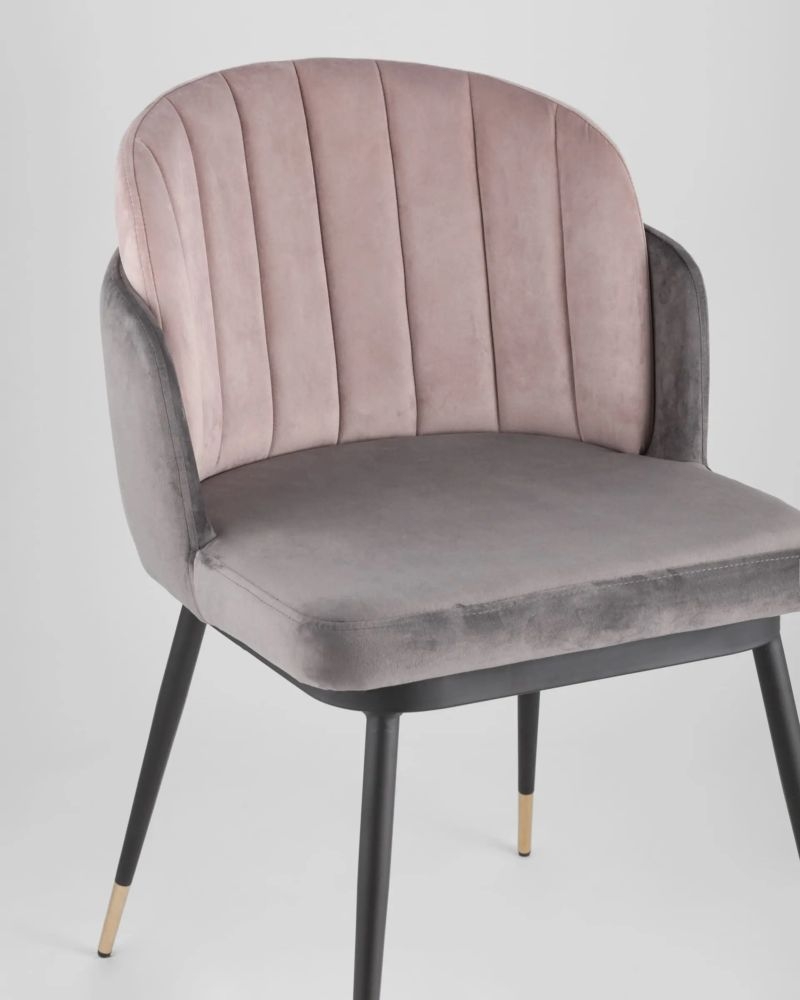 Стул мягкий Пенелопа темно-серый 2 шт