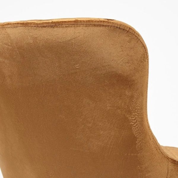 Стул ELI (mod. 8202) / 1 шт. в упаковке металл/ткань, 53x61,5x83 см, коричневый (G-062-61)/черный