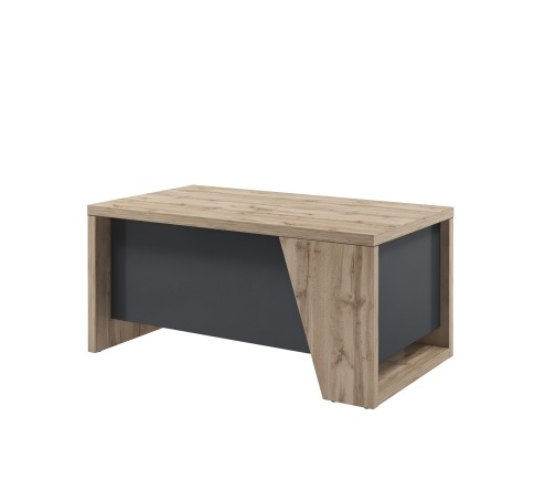 Стол руководителя прямой Торстон Т-116ПР Дуб Вотан Антрацит